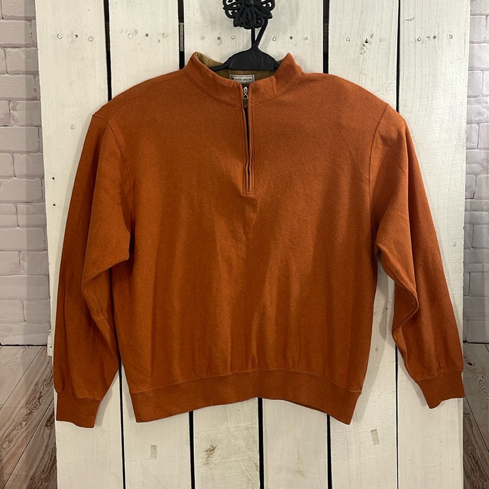 Peter Millar Pullover Jacket 100% Cotton Size Xl - image 1